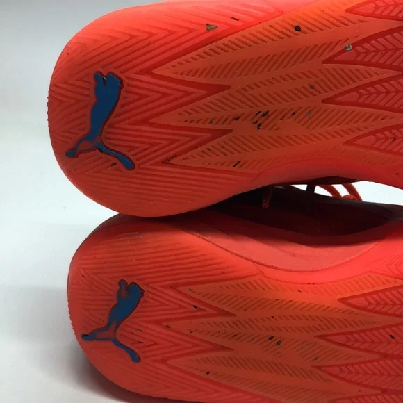 Mens PUMA MB.02 Supernova 376442-01 Orange/Blue USED Without Box Sz 6 - Picture 11 of 12